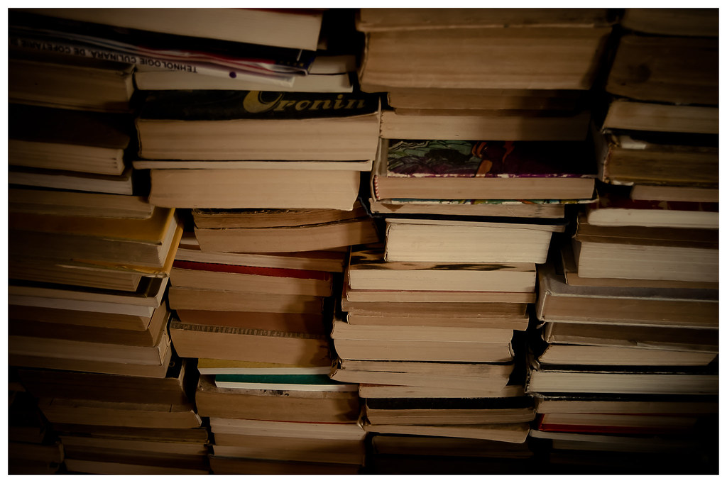 Stack of books. Image attribution: <p style="font-size: 0.9rem;font-style: italic;"><a href="https://www.flickr.com/photos/50952846@N08/5687330321">"Stacks of Books."</a><span>by <a href="https://www.flickr.com/photos/50952846@N08">Andrei.D40</a></span> is licensed under <a href="https://creativecommons.org/licenses/by-nc/2.0/?ref=ccsearch&atype=html" style="margin-right: 5px;">CC BY-NC 2.0</a><a href="https://creativecommons.org/licenses/by-nc/2.0/?ref=ccsearch&atype=html" target="_blank" rel="noopener noreferrer" style="display: inline-block;white-space: none;opacity: .7;margin-top: 2px;margin-left: 3px;height: 22px !important;"><img style="height: inherit;margin-right: 3px;display: inline-block;" src="https://search.creativecommons.org/static/img/cc_icon.svg" /><img style="height: inherit;margin-right: 3px;display: inline-block;" src="https://search.creativecommons.org/static/img/cc-by_icon.svg" /><img style="height: inherit;margin-right: 3px;display: inline-block;" src="https://search.creativecommons.org/static/img/cc-nc_icon.svg" /></a></p>